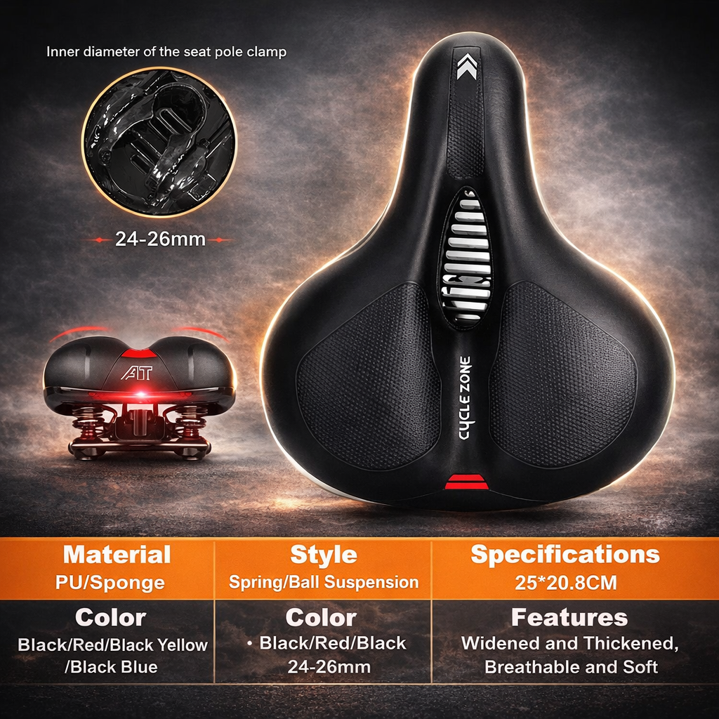 Ultimate Comfort Bicycle Saddle