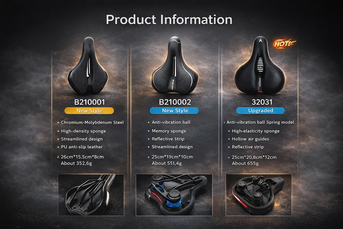 Ultimate Comfort Breathable Bike Saddle